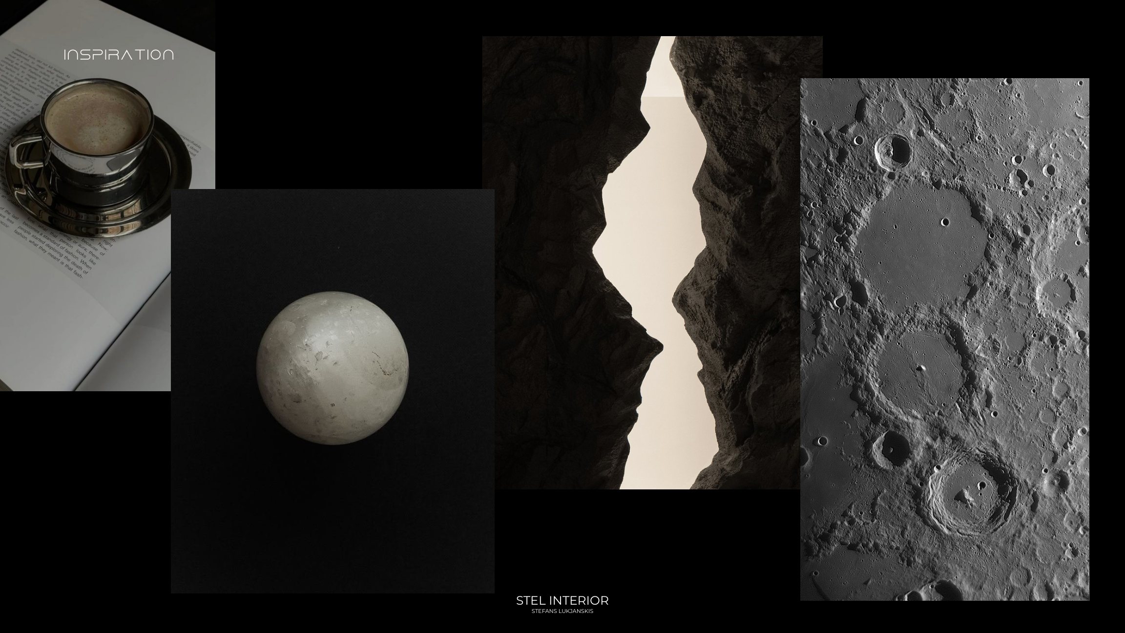 Regolith concept moodboard — The Moon