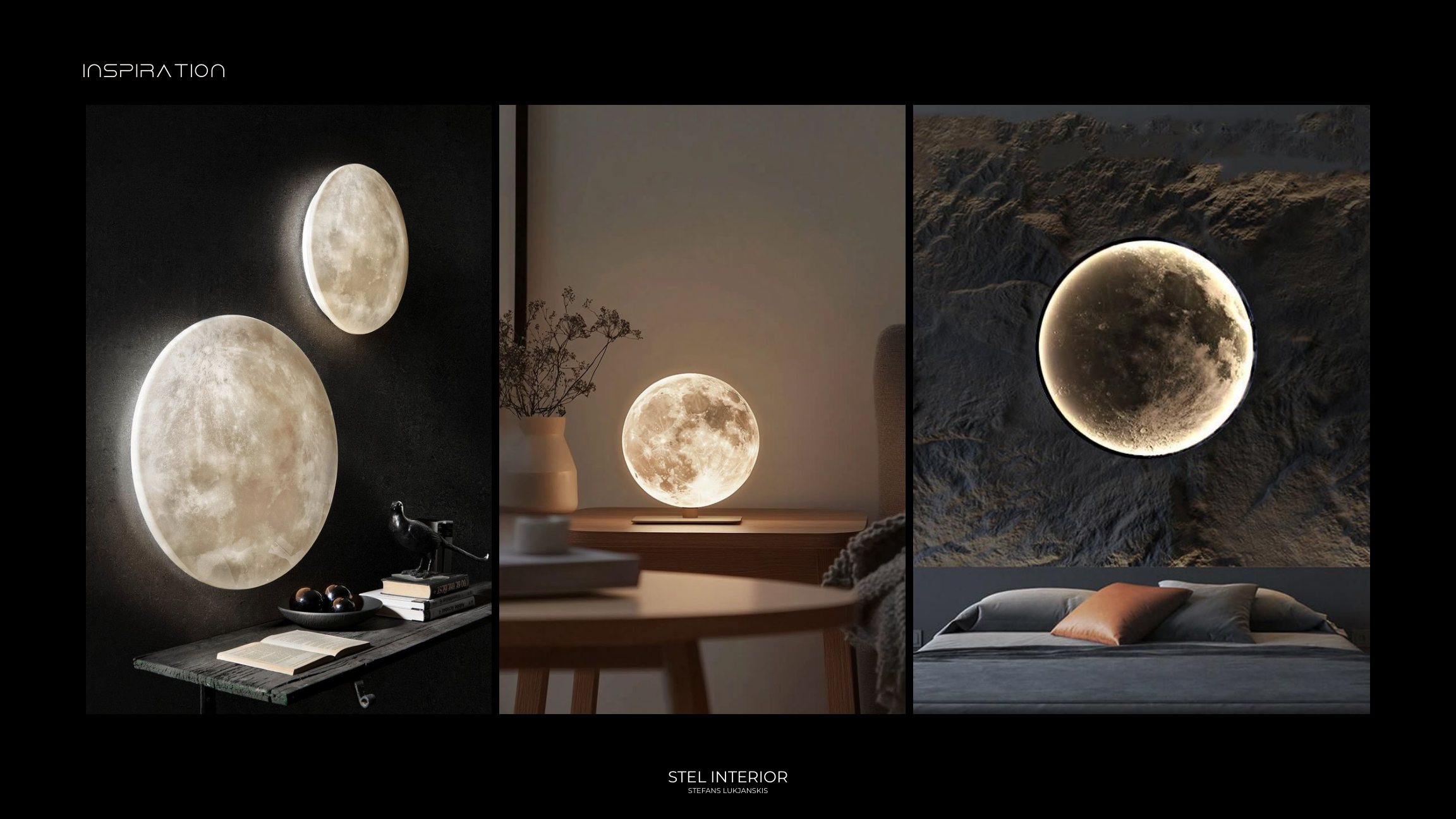 Regolith concept moodboard — Lunar Light