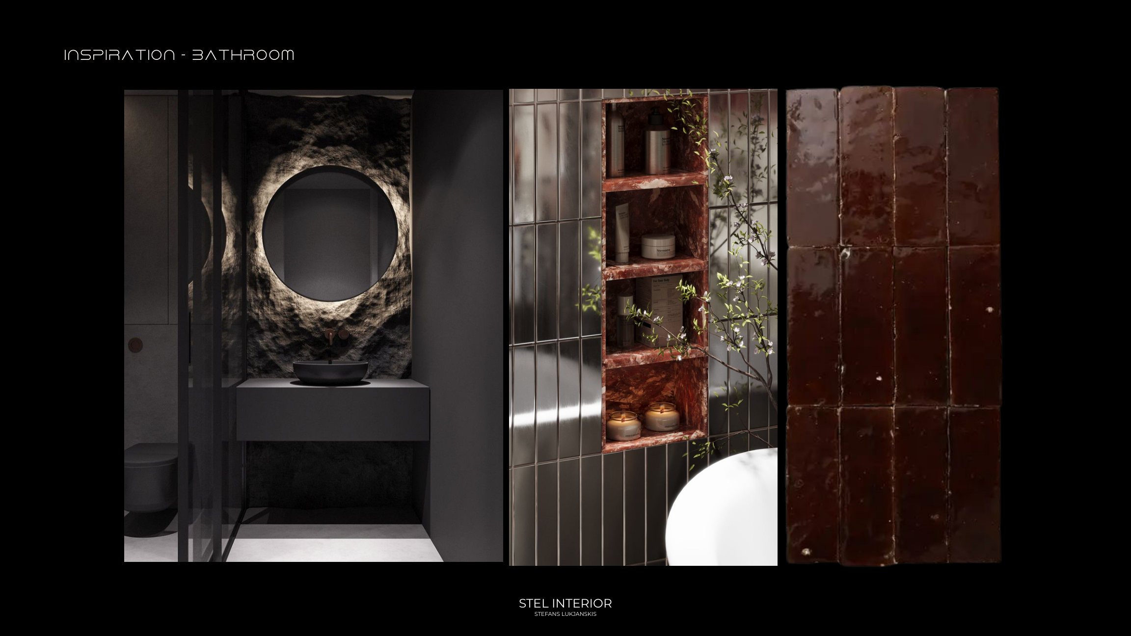 Regolith concept moodboard — Bathroom Mood